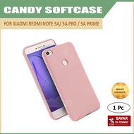 Lize Candy Case Xiaomi Redmi Note 5A / 5A Pro / 5A Prime / SoftCase Matte Slim Silikon Handphone / Jelly Case HP / Rubber Case / Silicone Casing  Sarung Kondom Kasing Ponsel Kesing- Pink Matte