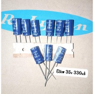 25Pcs Elko 35v 330uf