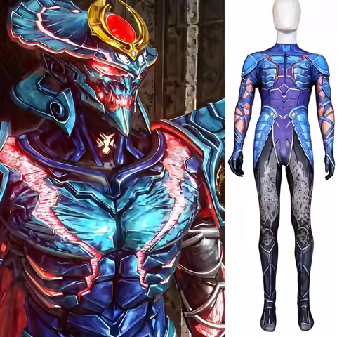 Tekken 8 Yoshimitsu Cosplay Fantasy Costume From Unisex 3D Printed Spandex Bodysuit Halloween Carniv