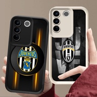 R8 J-JuventusFC Casing for VIVO V29E Y81 Y81s V29 Pro Y100 Black and White