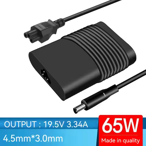 19.5V 3.34A 65W 4.5*3.0MM Laptop Ac Adapter Charger For Dell Inspiron 15 5585 3501 5579 5575 5593 55