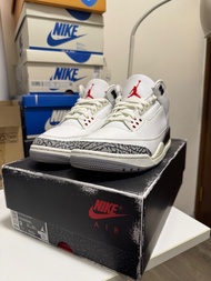 US9 Air Jordan 3 white cement 白水泥 reimagined 2023 1 4 5 11 travis fragment union supreme