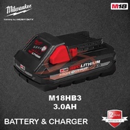 Milwaukee battery 18volt 3.0Ah M18HB3 (High Output)