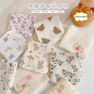 Baby Gauze Small Square Towel Pure Cotton Saliva Towel Children Gauze Towel Infant Baby Face Towel H