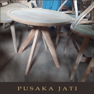 Latest cafe table| Minimalist cafe table | Teak heirloom retro table