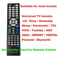 Universal TV remote control Compatible use Universal TV remote control Remote for Smart/LED TV Nova, TCL, Hisense, Haier, Konka Etc. Universal RM-014S+