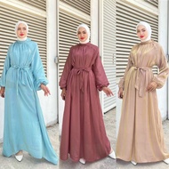 Muslim Women's Dress Lantern Sleeve Djellaba Malay Dress