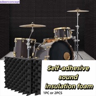 SDEERCONCEPT Soundproof Foam Panels, Eggcrate Design Enhanced Absorption Eggcrate Acoustic Panels, S