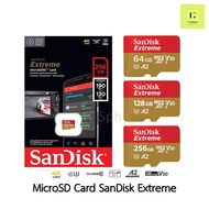 [ศูนย์ไทย] SanDisk Extreme Micro SDXC A2 U3 V30 4K 64GB 128GB 256GB SDSQXAH SDSQXAA SDSQXAV memory MicroSD Micro Card SD