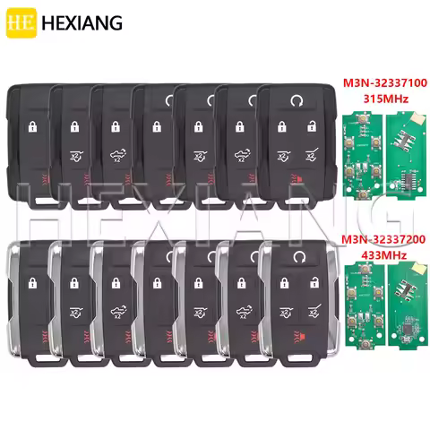 HE 315/433MHz Car Remote Key M3N-32337100/M3N-32337200 For Chevrolet Suburban Silverado Tahoe GMC Su