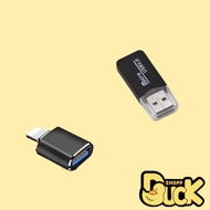 Apple USB OTG conversion port, CNC solid aluminum - Silver/Black