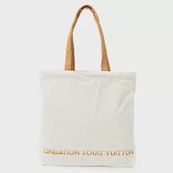 Louis Vuitton LV 限量版博物館基金會帆布袋 白色