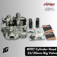 MTRT Cylinder Head 23/20mm Big Valve for Aerox/Nmax 2020