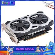 Youpins GTX 1650 4GB Graphics Card 128Bit GDDR5 Dual Fan GPU 1515MHz Overclocking 8000MHz Memory 4K 