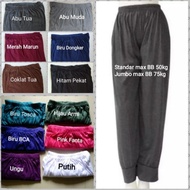 Celana Aladin Wanita - Celana Panjang Model Jogger - Dalaman Gamis atau Rok- Celana Tidur Adem