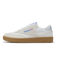 Reebok Casual Shoes Club C 85 Men's Shoes Women's Shoes White Blue Retro Suede Low Tube Sneakers [AC