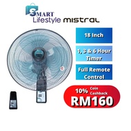 Mistral Wall Fan With Remote Control (18") MWF-1890MR