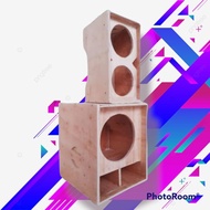 Economy package) 6 inch miniscoop Box + 4 inch line array double