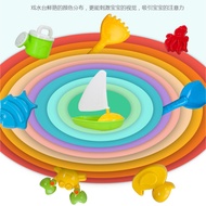 Kids Sand Water Activity Table With 9 Beach Toys For Children Activity Table