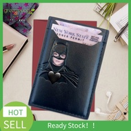 GRE Unique for Men Card Wallet with Id Photo Display Superhero Face Id Wallet with Bat Eyes Cutout P