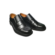 Gibson Kids Edward Black Indo Nappa Boys School Shoes