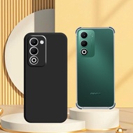 Oppo A5 2025 / A5i / A5i Pro case with shockproof inner cover and black flexible tpu cover