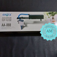 MESIN Most Unique AMARA AA888 AQUARIUM PUMP COMPLETE MACHINE AQUARIUM TOP FILTER AMARA AA 888