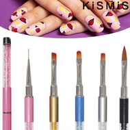 KISMIS 1PCPainting Drawing For Manicure Design Gel Brush Nail Art Brush Pen Rhinestone Diamond Acrylic Glitter Handle Carving Artist Brushes Tools