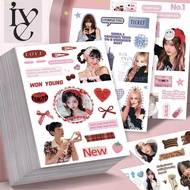 8-103pcs IVE Be Alright EMPATHY Photo Stickers WONYOUG REI LIZ GAEUL YUJIN Diary Scarpbooking Waterp