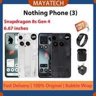 【Global Rom】Nothing Phone (3) 6.67 inches 120Hz OLED Snapdragon 8s Gen 4 50+50MP 5150 mAh 65W wired 