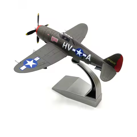 JASON TUTU Diecast Metal 1/72 Scale American P-47 Thunderbolt Thunderbolt Fighter Military Model Air