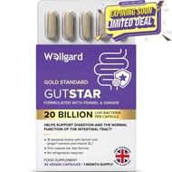 Wellgard Gutstar Probiotics Bloating Gut Health Digestion, Probiotic Supplement, Gut Health Suppleme