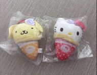 Sanrio Hellokitty 布丁狗可麗餅扭蛋公仔