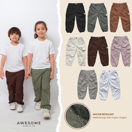 Original AWESOMEKIDS 2-10TH JOGGER PARACHUTE CARGO PANTS DAKOTA ACTIVE BOYS GIRLS TRAINING PANTS