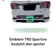 TRD Sportivo emblem bodykit Fortuner Yaris Rush Etc.
