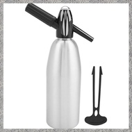 (DGHV) Soda Water Bottle 1L Portable Soda Syphon Bottle Soda Maker with Pressure Regulator for DIY M
