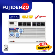 Fujidenzo 1.5 HP Full DC Compact Inverter Window Type Aircon IWAR-157T (White)