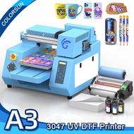 Top Choice Colorsun A3 Uv Printer Xp600 Impressora A3 Uv Flatbed Printing Machine Uv Dtf Sticker Pri