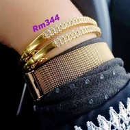 ORIGINAL ZHULIAN Gelang bangle saduran emas 999 atau 24k by Zhulian, BG5000