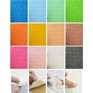 3D FAKE BRICK WALL STICKER TYPE 1 3MM THICKNESS TYPE SIZE TO 77X70CM