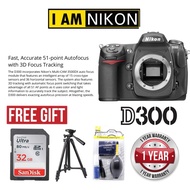 NIKON D300 51-POINT AUTOFOCUS WITH 3D FOCUS TRACKING (1 YEARS WARRANTY)