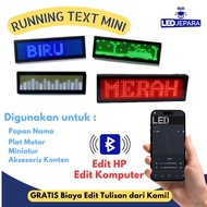 LED NAMEBOARD RUNNING TEXT MINI WALKING WRITING MINIATURE NAMETAG LED BADGE RUNNING TEXT MINIATURE