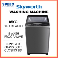 [SABAH ONLY] SKYWORTH WASHING MACHINE 18KG T18L17NP FULLY AUTO 洗衣机 MESIN BASUH BESAR WASHING MACHINE