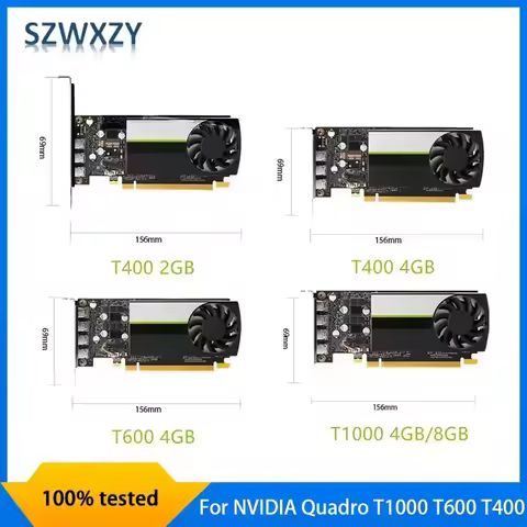 New Original For NVIDIA Quadro T1000 T600 T400 2GB 4GB 8GB Drawing Graphic Design Professional Graph