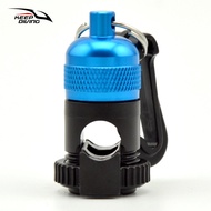 3.24-Diving Spare Second Stage Head Fixed Magnetic Quick Release Buckle BCD Breathing Regulator Pipe
