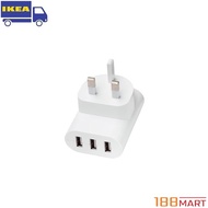 [𝓞𝓻𝓲𝓰𝓲𝓷𝓪𝓵] IKEA SMAHAGEL 3port USB Charger - White