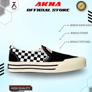 SEPATU AKNA DELONIX OS OLD SKOOL OG BLACK WHITE PREMIUM QUALITY BNIB NOT BAYAR DITEMPAT SEPATU TERBA