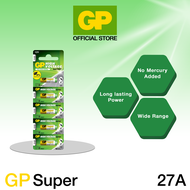 GP Battery Super Alkaline 12V 27A A27 MN27 (C5 – Card of 5)