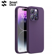 SmartDevil Phone Case for iPhone 14 Pro Max Case iPhone 13 Pro Max Case iPhone 14 Plus Case iPhone 11 Case iPhone 15 Pro Max Case iPhone 15 Pro Case iPhone 15 Plus 12 Pro max Cover Soft Liquid Silicone Shockproof Protect Casing
