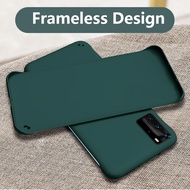 Huawei P30 Lite P40 P20 Pro Mate 20 30 40 Pro Slim Matte Cover Ultra Thin PC Hard Frameless Phone Case T03